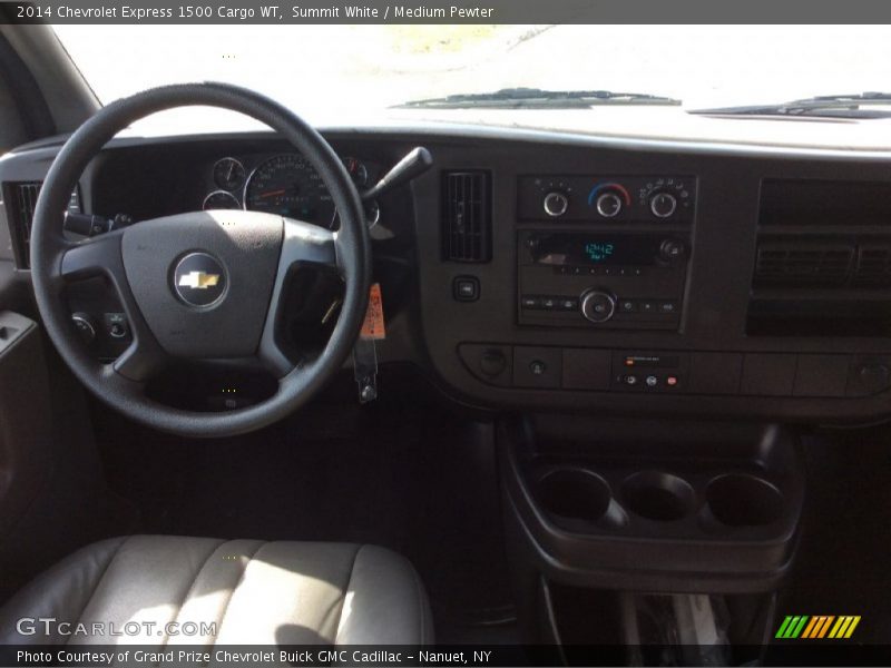 Summit White / Medium Pewter 2014 Chevrolet Express 1500 Cargo WT