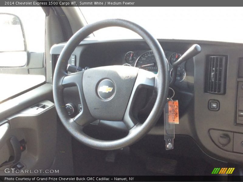 Summit White / Medium Pewter 2014 Chevrolet Express 1500 Cargo WT