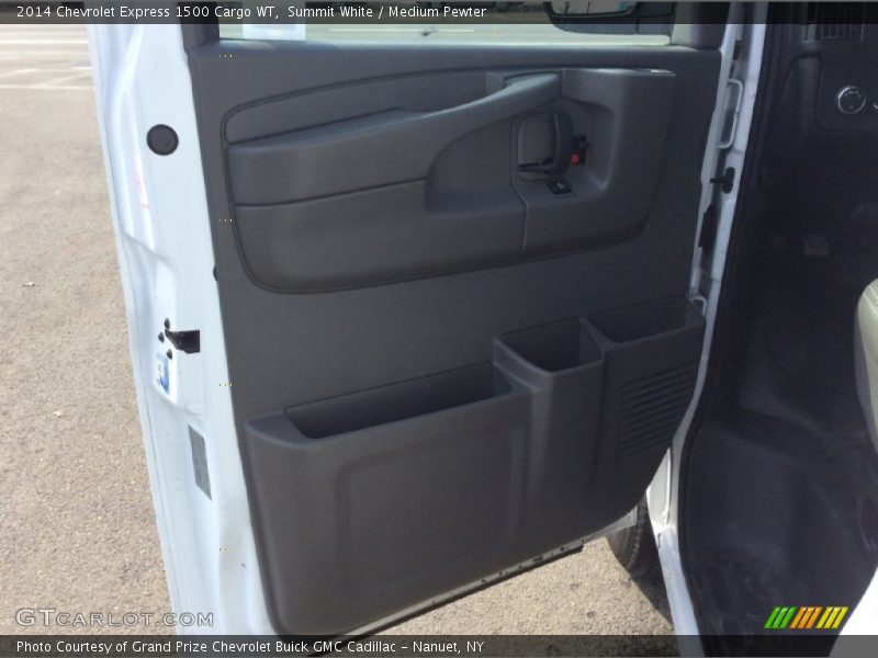 Summit White / Medium Pewter 2014 Chevrolet Express 1500 Cargo WT