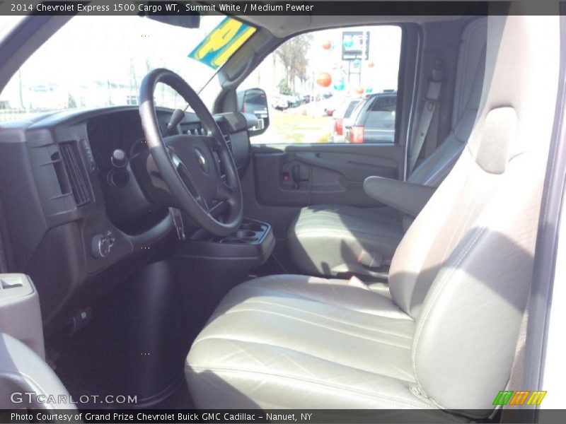 Summit White / Medium Pewter 2014 Chevrolet Express 1500 Cargo WT