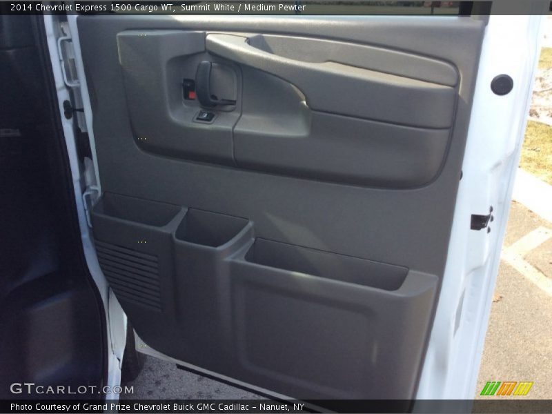 Summit White / Medium Pewter 2014 Chevrolet Express 1500 Cargo WT