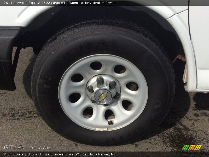 Summit White / Medium Pewter 2014 Chevrolet Express 1500 Cargo WT
