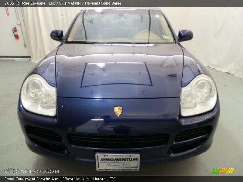Lapis Blue Metallic / Havanna/Sand Beige 2005 Porsche Cayenne