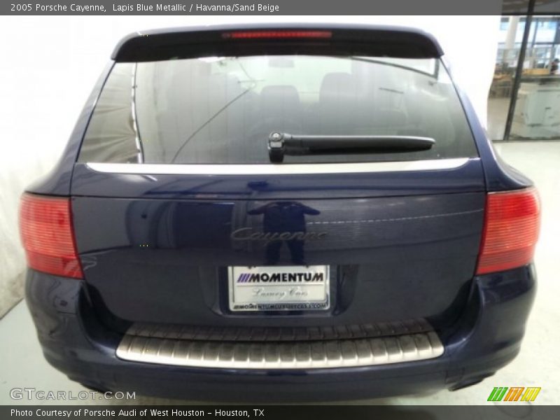 Lapis Blue Metallic / Havanna/Sand Beige 2005 Porsche Cayenne