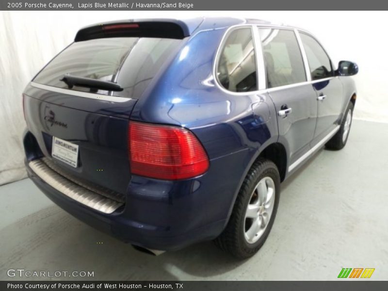 Lapis Blue Metallic / Havanna/Sand Beige 2005 Porsche Cayenne