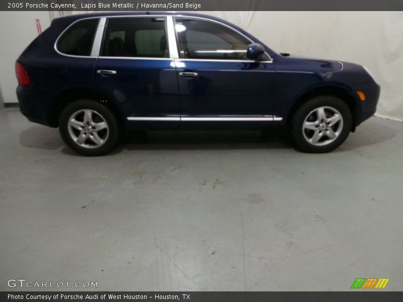 Lapis Blue Metallic / Havanna/Sand Beige 2005 Porsche Cayenne