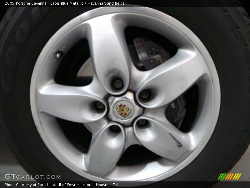 Lapis Blue Metallic / Havanna/Sand Beige 2005 Porsche Cayenne