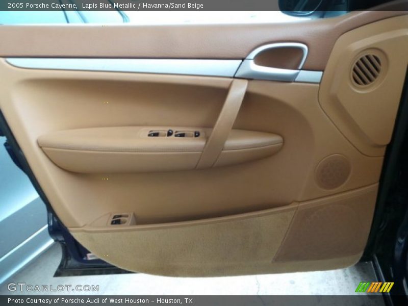 Lapis Blue Metallic / Havanna/Sand Beige 2005 Porsche Cayenne