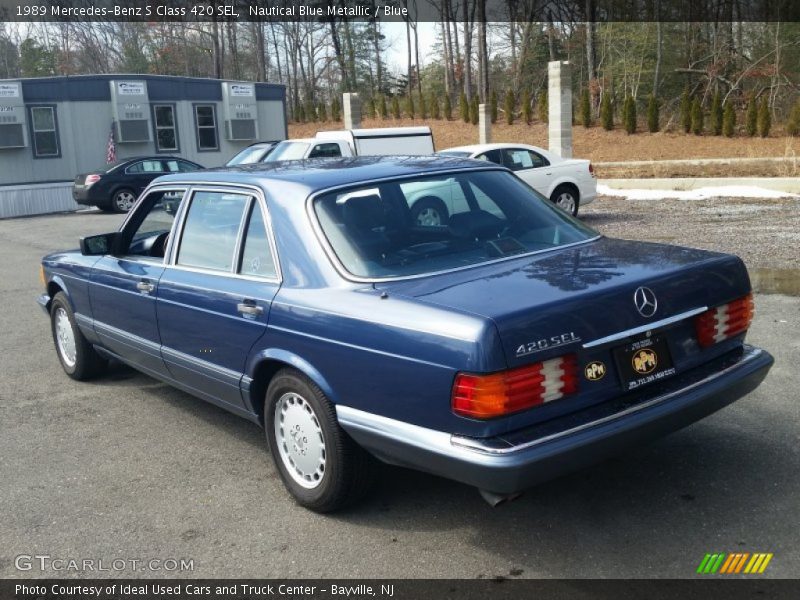 Nautical Blue Metallic / Blue 1989 Mercedes-Benz S Class 420 SEL