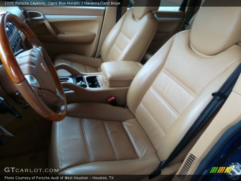 Lapis Blue Metallic / Havanna/Sand Beige 2005 Porsche Cayenne