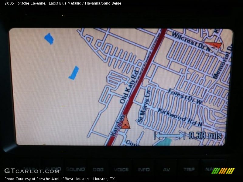 Lapis Blue Metallic / Havanna/Sand Beige 2005 Porsche Cayenne