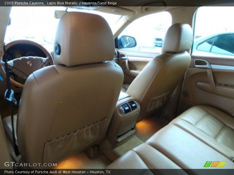 Lapis Blue Metallic / Havanna/Sand Beige 2005 Porsche Cayenne