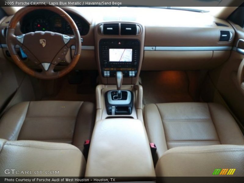 Lapis Blue Metallic / Havanna/Sand Beige 2005 Porsche Cayenne