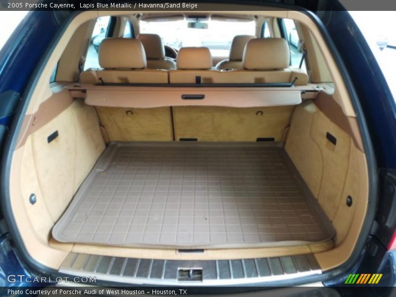 Lapis Blue Metallic / Havanna/Sand Beige 2005 Porsche Cayenne