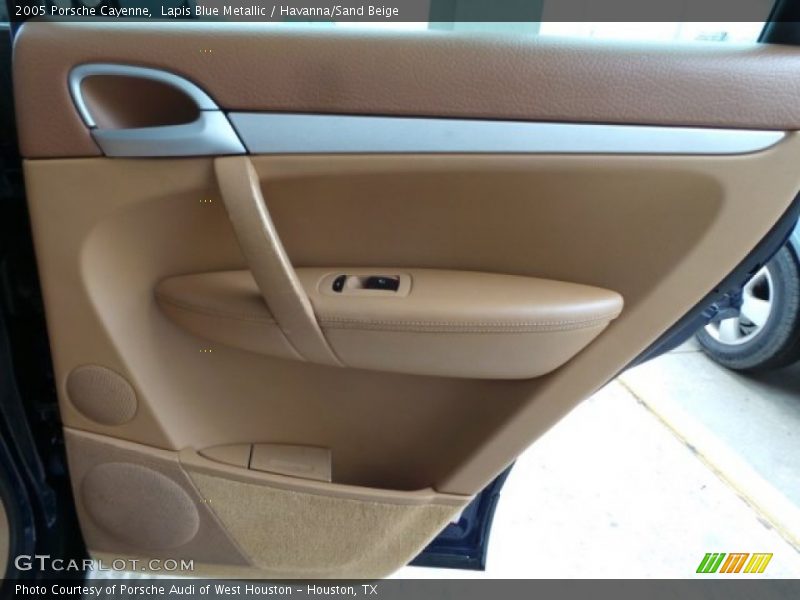 Lapis Blue Metallic / Havanna/Sand Beige 2005 Porsche Cayenne
