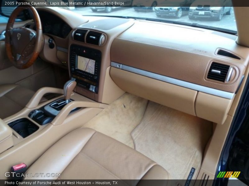 Lapis Blue Metallic / Havanna/Sand Beige 2005 Porsche Cayenne