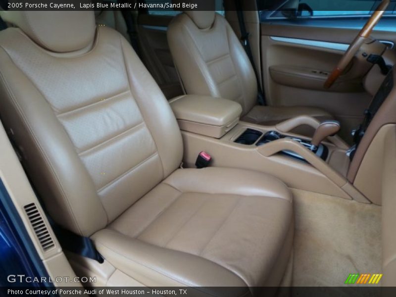 Lapis Blue Metallic / Havanna/Sand Beige 2005 Porsche Cayenne