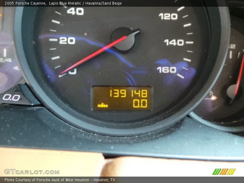 Lapis Blue Metallic / Havanna/Sand Beige 2005 Porsche Cayenne