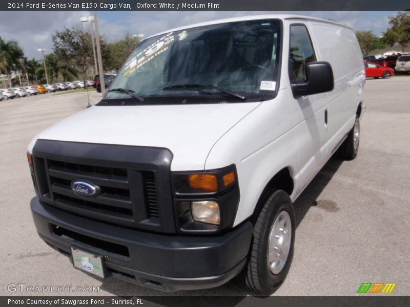 Oxford White / Medium Flint 2014 Ford E-Series Van E150 Cargo Van