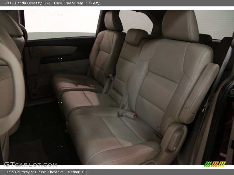 Dark Cherry Pearl II / Gray 2012 Honda Odyssey EX-L