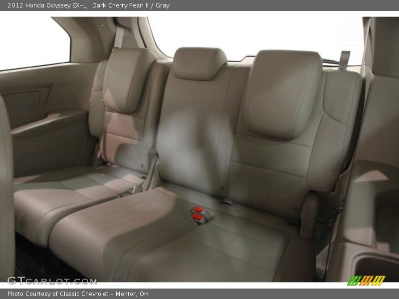 Dark Cherry Pearl II / Gray 2012 Honda Odyssey EX-L