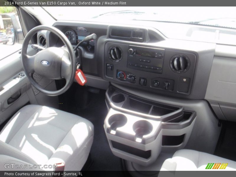 Oxford White / Medium Flint 2014 Ford E-Series Van E150 Cargo Van