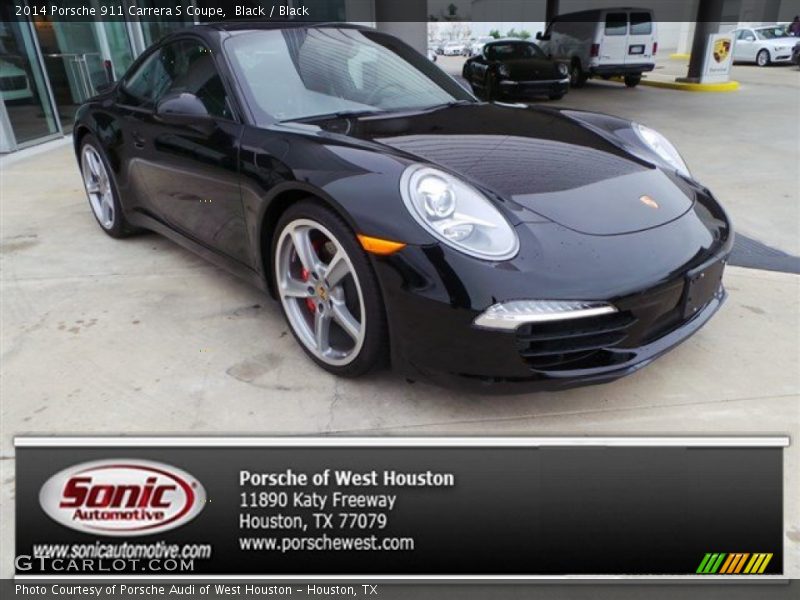 Black / Black 2014 Porsche 911 Carrera S Coupe
