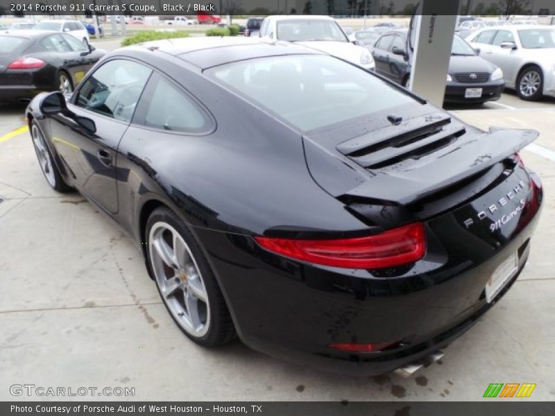 Black / Black 2014 Porsche 911 Carrera S Coupe