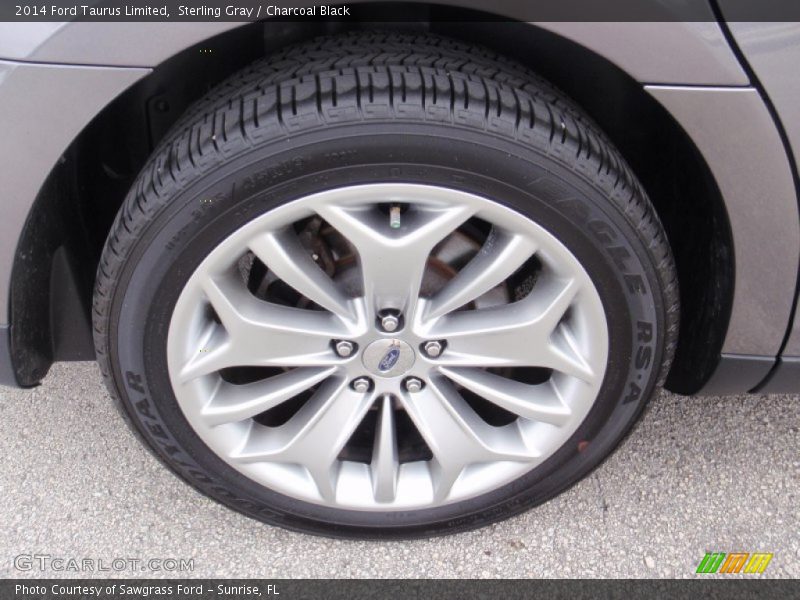 Sterling Gray / Charcoal Black 2014 Ford Taurus Limited