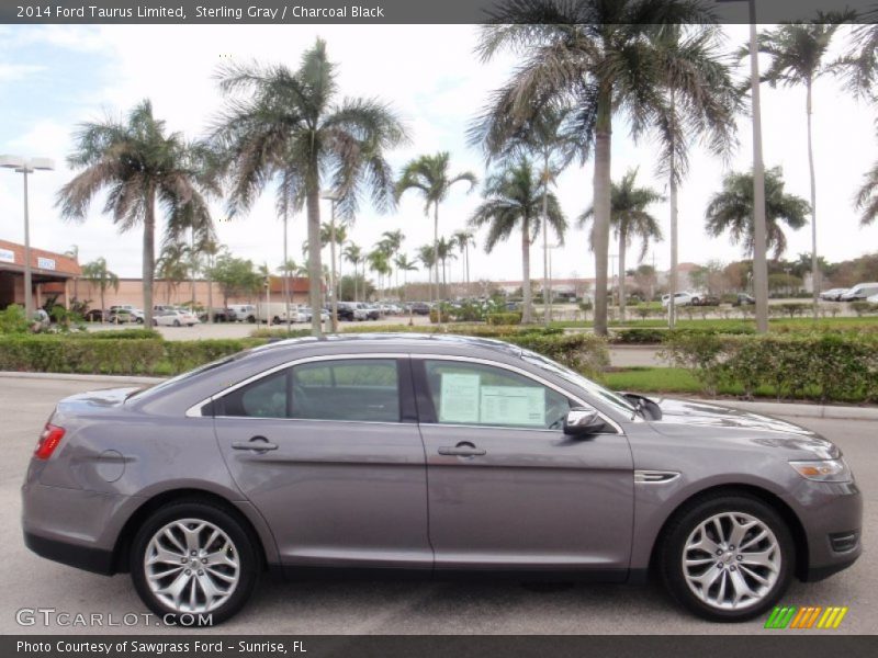 Sterling Gray / Charcoal Black 2014 Ford Taurus Limited