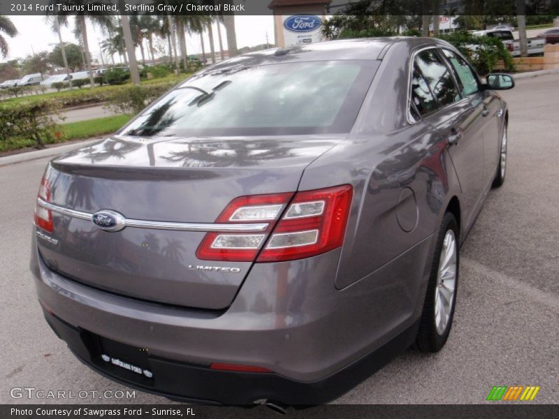 Sterling Gray / Charcoal Black 2014 Ford Taurus Limited