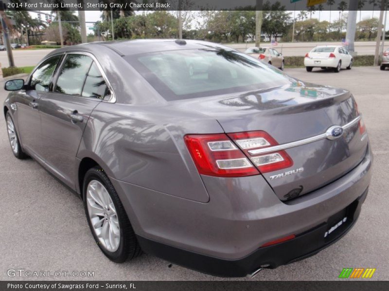 Sterling Gray / Charcoal Black 2014 Ford Taurus Limited