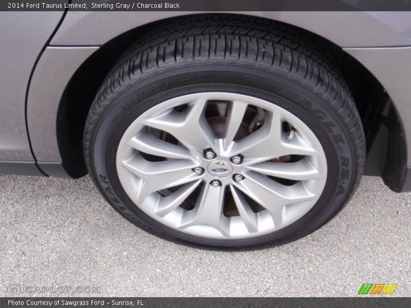 Sterling Gray / Charcoal Black 2014 Ford Taurus Limited