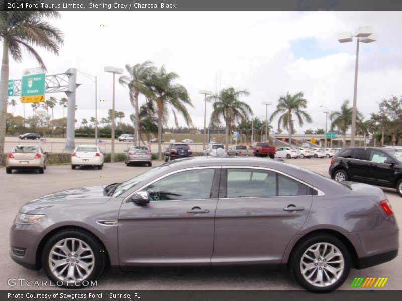 Sterling Gray / Charcoal Black 2014 Ford Taurus Limited