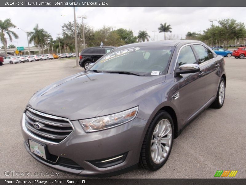 Sterling Gray / Charcoal Black 2014 Ford Taurus Limited