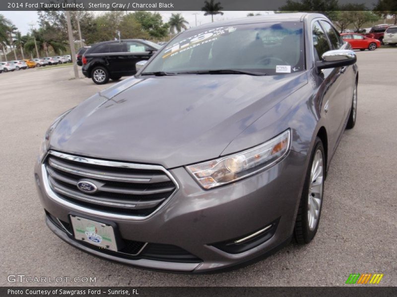 Sterling Gray / Charcoal Black 2014 Ford Taurus Limited