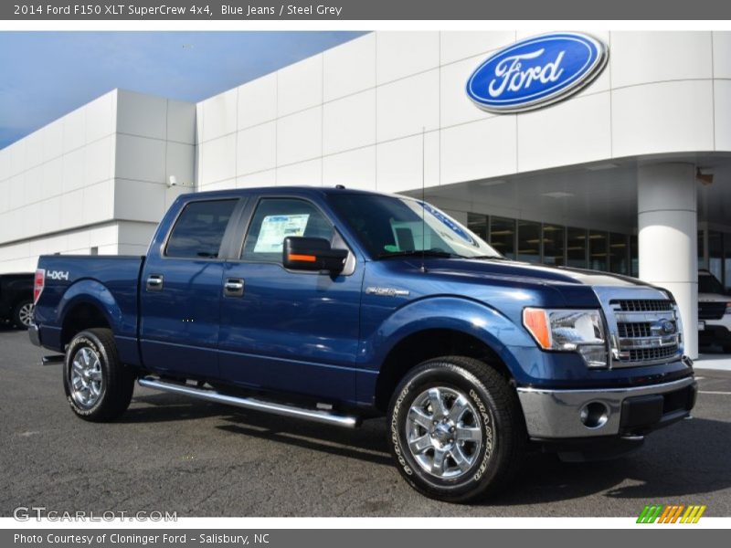 Blue Jeans / Steel Grey 2014 Ford F150 XLT SuperCrew 4x4