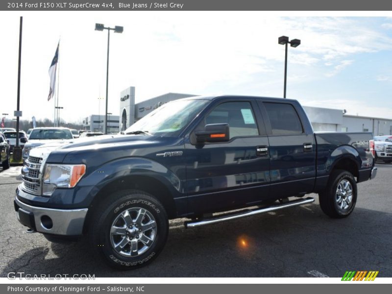 Blue Jeans / Steel Grey 2014 Ford F150 XLT SuperCrew 4x4