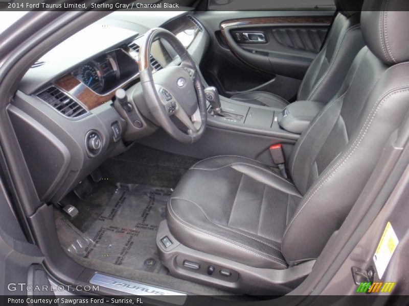 Sterling Gray / Charcoal Black 2014 Ford Taurus Limited