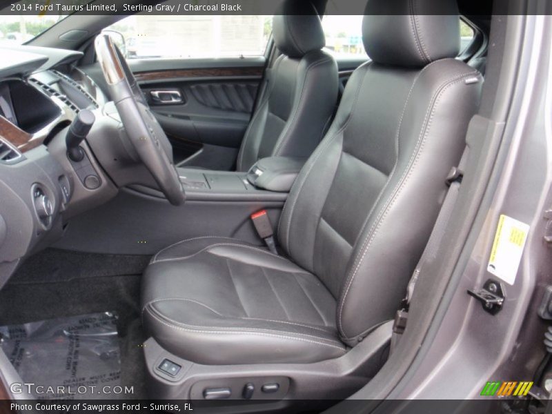 Sterling Gray / Charcoal Black 2014 Ford Taurus Limited