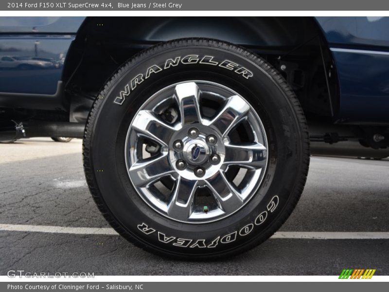 Blue Jeans / Steel Grey 2014 Ford F150 XLT SuperCrew 4x4