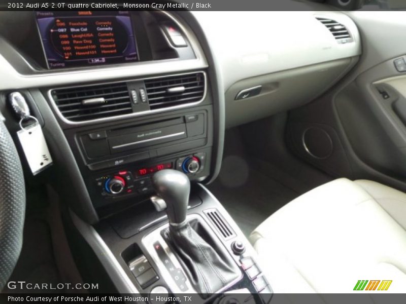 Monsoon Gray Metallic / Black 2012 Audi A5 2.0T quattro Cabriolet