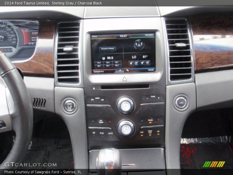 Sterling Gray / Charcoal Black 2014 Ford Taurus Limited