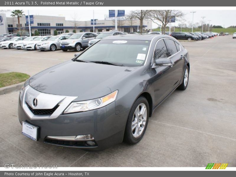 Polished Metal Metallic / Taupe Gray 2011 Acura TL 3.5