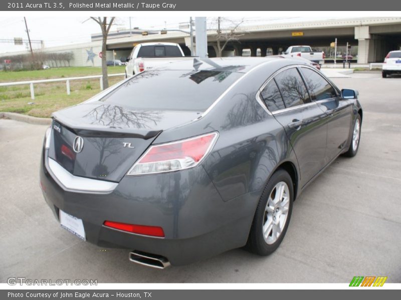 Polished Metal Metallic / Taupe Gray 2011 Acura TL 3.5