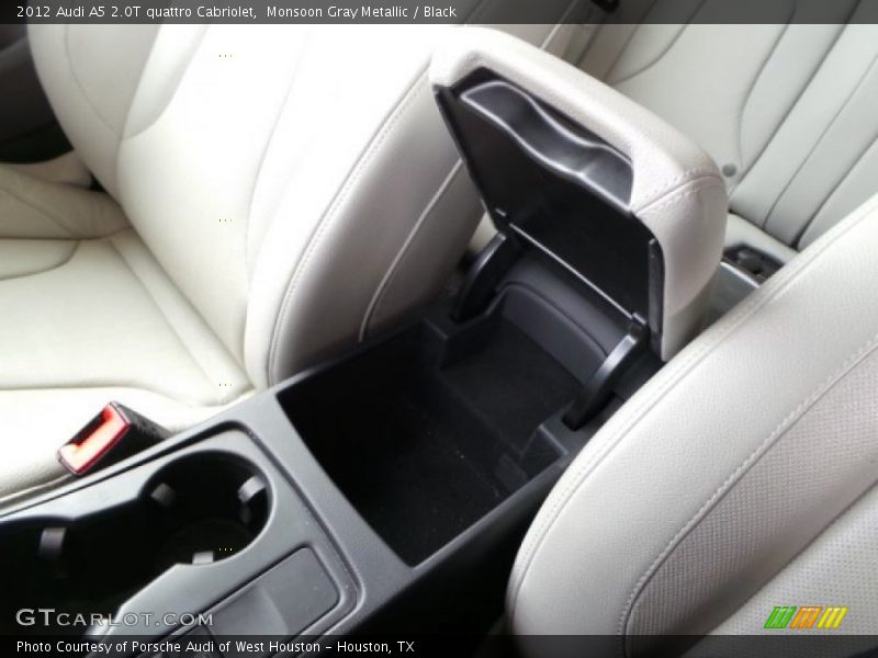 Monsoon Gray Metallic / Black 2012 Audi A5 2.0T quattro Cabriolet