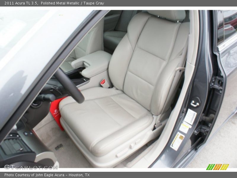 Polished Metal Metallic / Taupe Gray 2011 Acura TL 3.5