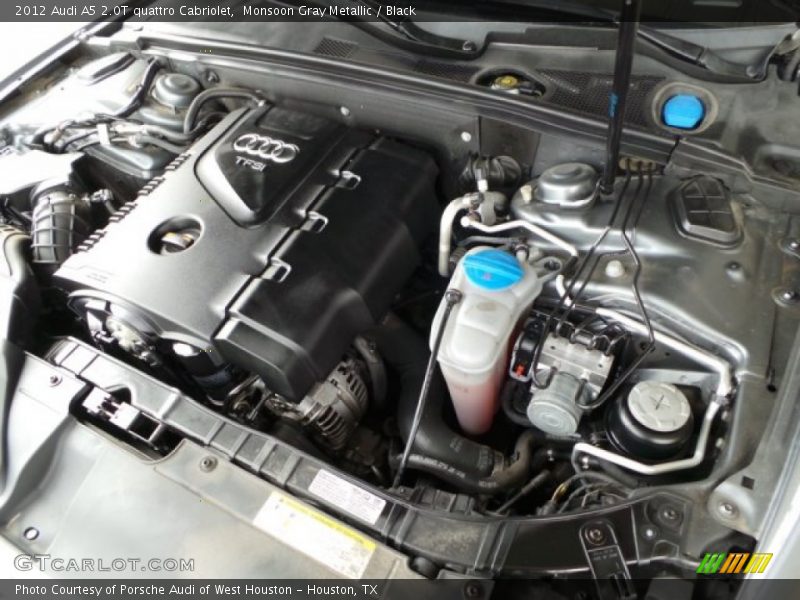Monsoon Gray Metallic / Black 2012 Audi A5 2.0T quattro Cabriolet