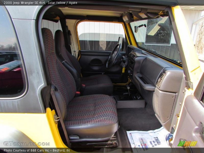 Solar Yellow / Agate 2000 Jeep Wrangler SE 4x4