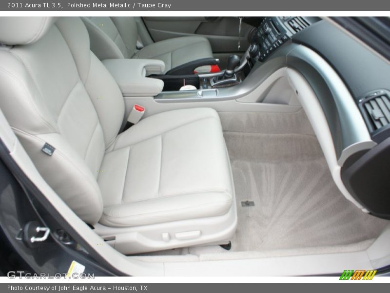 Polished Metal Metallic / Taupe Gray 2011 Acura TL 3.5